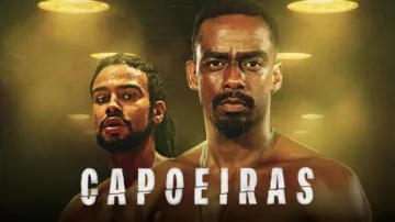 Imagem de dois capoeiristas  BebedouroOnline destaca a cultura da capoeira  Homens fortes, expressão séria  compose 10 webp 