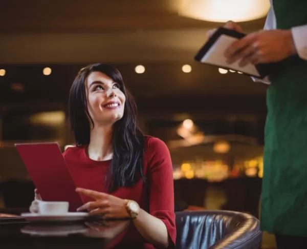 Restaurante cliente voltar