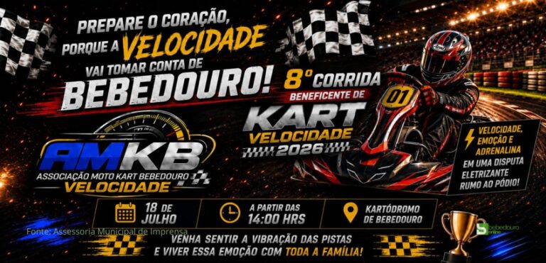 Bebedouro corrida kart velocidade