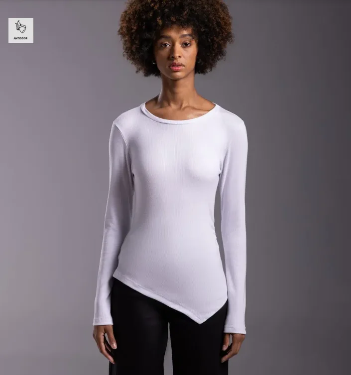 Blusa Ribana Tech Anti Odor Assimétrica Feminina1