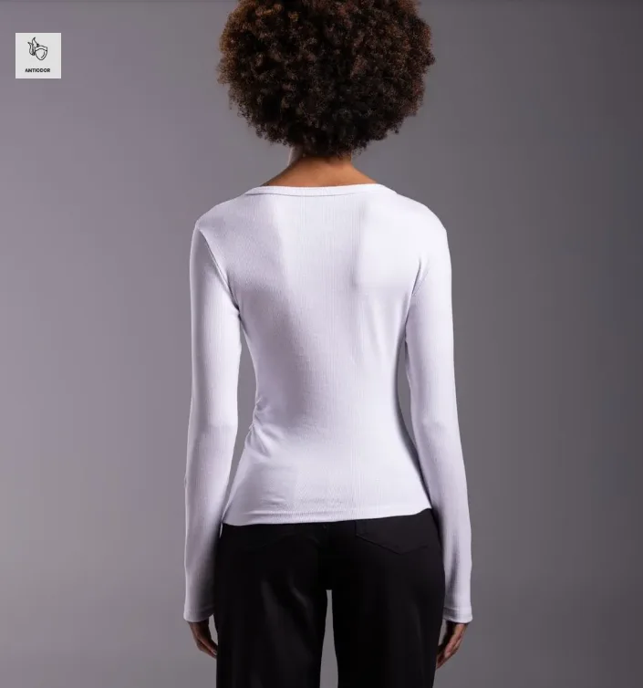 Blusa Ribana Tech Anti Odor Assimétrica Feminina3