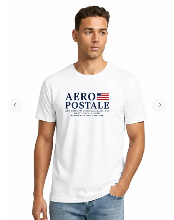 Camiseta Manga Curta Masculino Bordada Aéropostale1