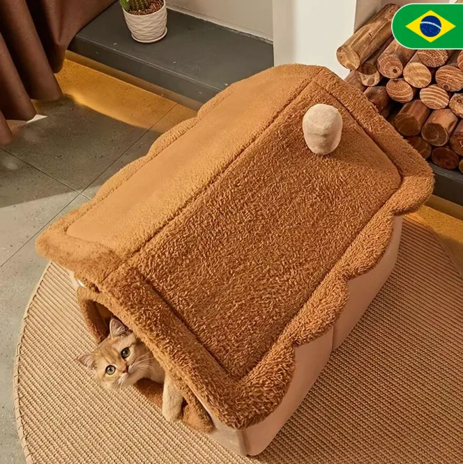 Casinha com Cama para gatos2