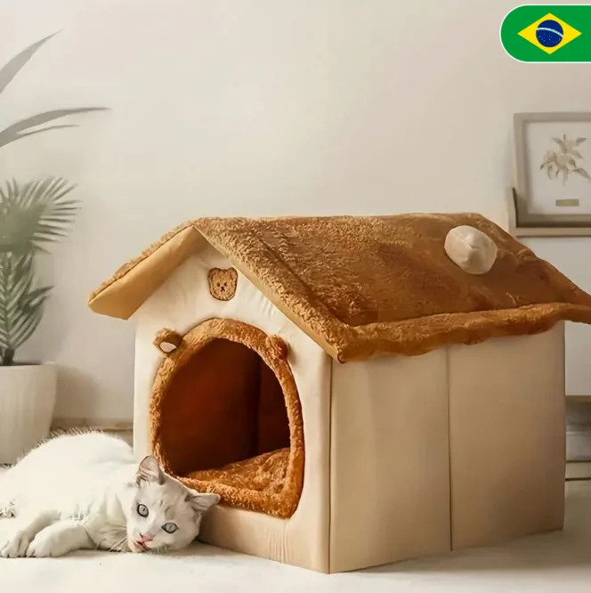 Casinha com Cama para gatos4