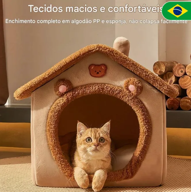 Casinha com Cama para gatos6